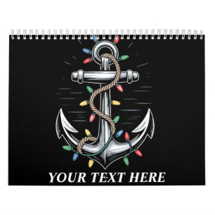 Personalised Christmas Lights Boating Sailing  Calendar