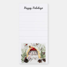 Personalised Christmas Magnetic Notepad for Fridge