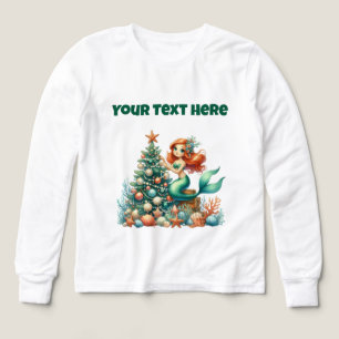 Personalised Christmas Mermaid Kids