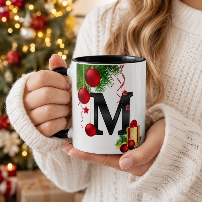 Personalised Christmas Monogram Mug (Creator Uploaded)