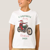 Personalised Christmas Motorbiker Family Matching