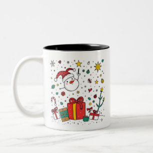 personalised Christmas mug