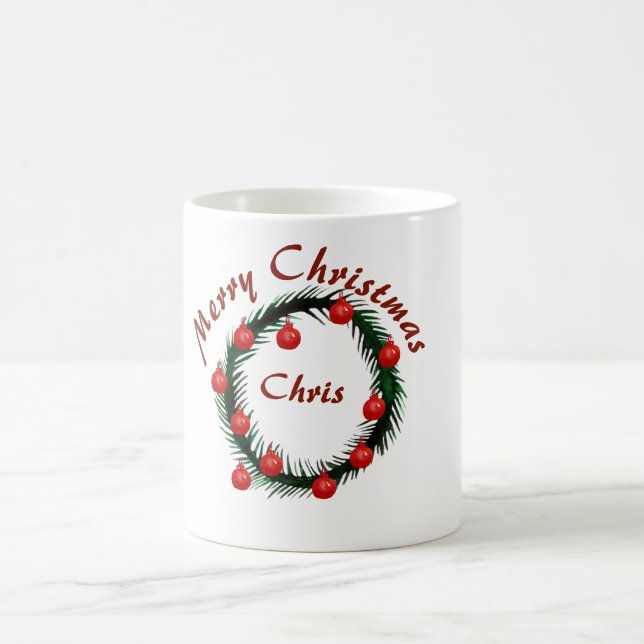Personalised Christmas Mug (Center)
