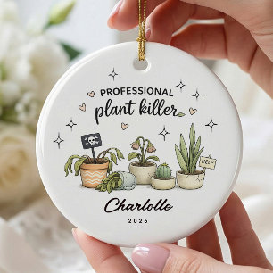Personalised Christmas New HomeProfessional Plant Ceramic Tree Decoration