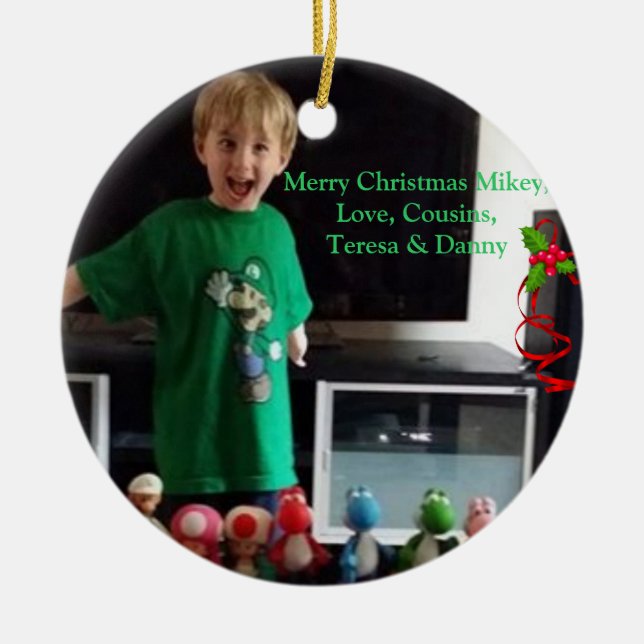 Personalised Christmas Ornament (Front)