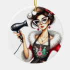 Personalised Christmas Ornament for Hairdresser