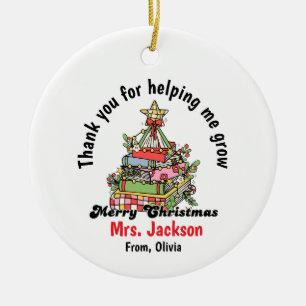 Personalised Christmas Ornament for Teacher