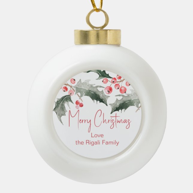 Personalised Christmas Ornaments (Front)