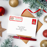 Personalised Christmas Pandas Address Labels<br><div class="desc">This Personalised Christmas Pandas design will fill you with Holiday Cheer. You must change all text with your own address information. Happy Holidays!!</div>