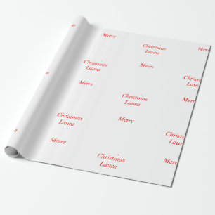 Personalised Christmas paper