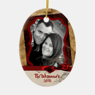 Personalised Christmas Paper Bag PHOTO Ornament
