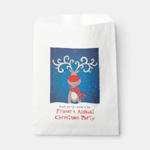 Personalised Christmas party favour bags