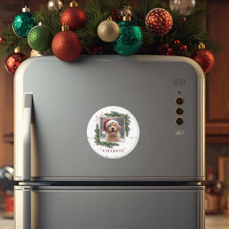 Personalised Christmas Pet Photo – Holiday Gift Magnet