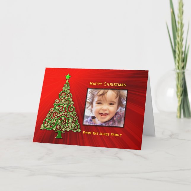 Personalised Christmas Photo card (Front)