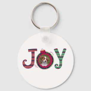 personalised christmas photo pedestal sign key ring