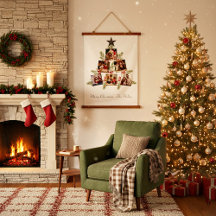 Personalised Christmas photos tree