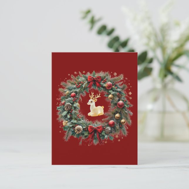 Personalised Christmas Postcard ( (Standing Front)