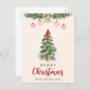 Personalised Christmas Postcard