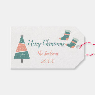 Personalised Christmas Reindeer, Tree and Stocking Gift Tags