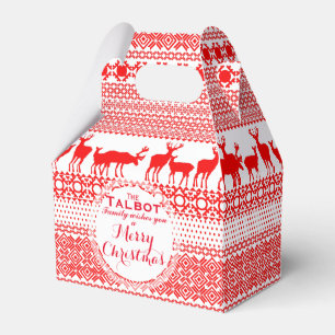 Personalised CHRISTMAS SEASON'S GREETING Favour Box