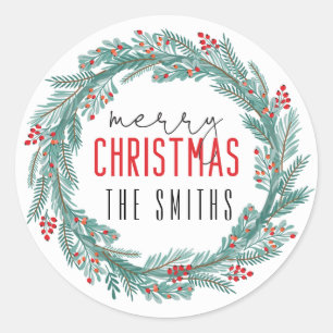 Personalised Christmas Sticker