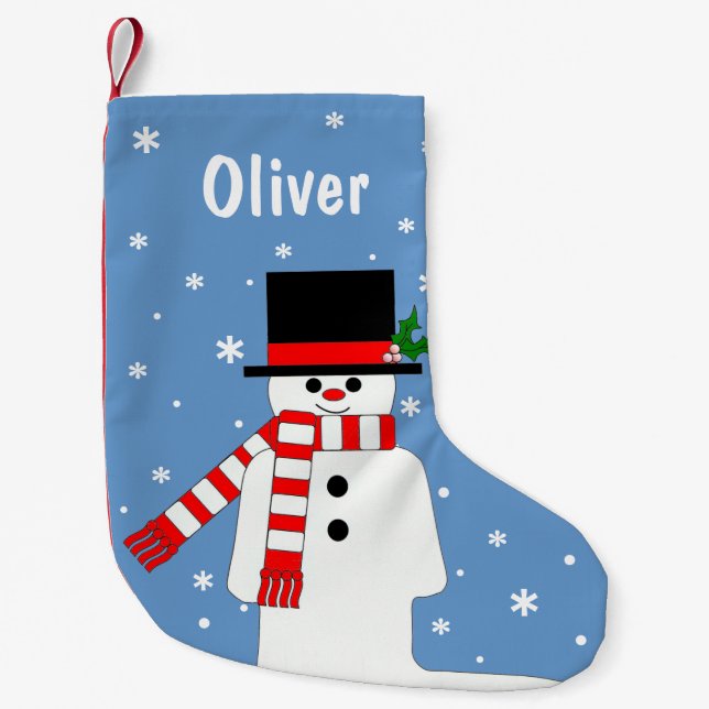 Personalised Christmas Stocking for Oliver (Front)