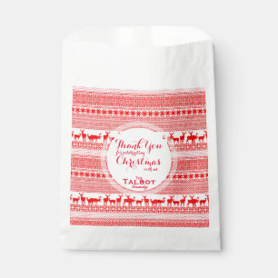 Personalised CHRISTMAS Thank You Favour Bag
