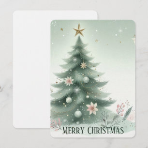 Personalised Christmas Tree - Christmas Card