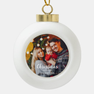 Personalised Christmas tree ornament 