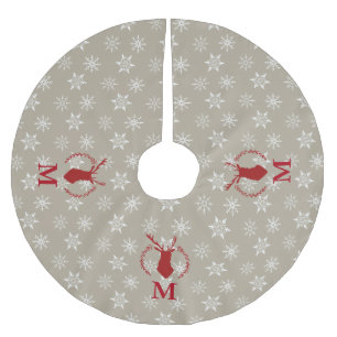 Personalised christmas tree skirt