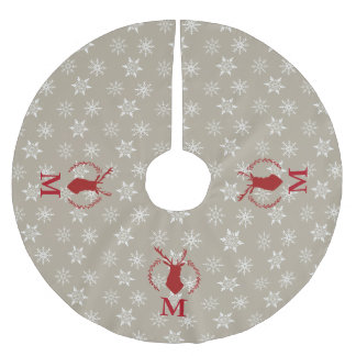 Personalised christmas tree skirt
