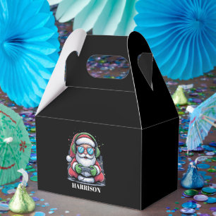 Personalised Christmas Video Game Santa Xmas  Favour Box
