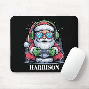 Personalised Christmas Video Game Santa Xmas  Mouse Pad