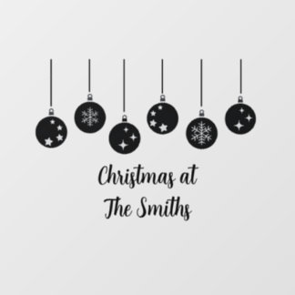 Personalised Christmas Window Cling