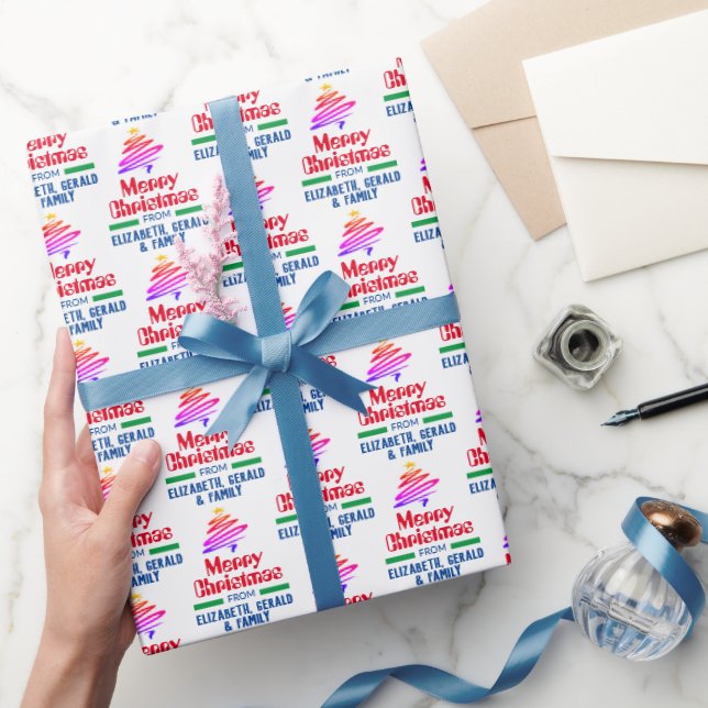 Personalised Christmas Wrapping Paper (Gifting)
