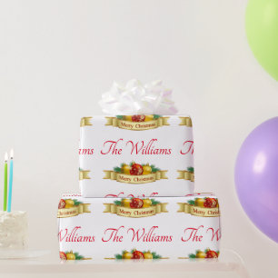 Personalised Christmas Wrapping Paper