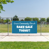 Personalised Church Bake Sale Banner