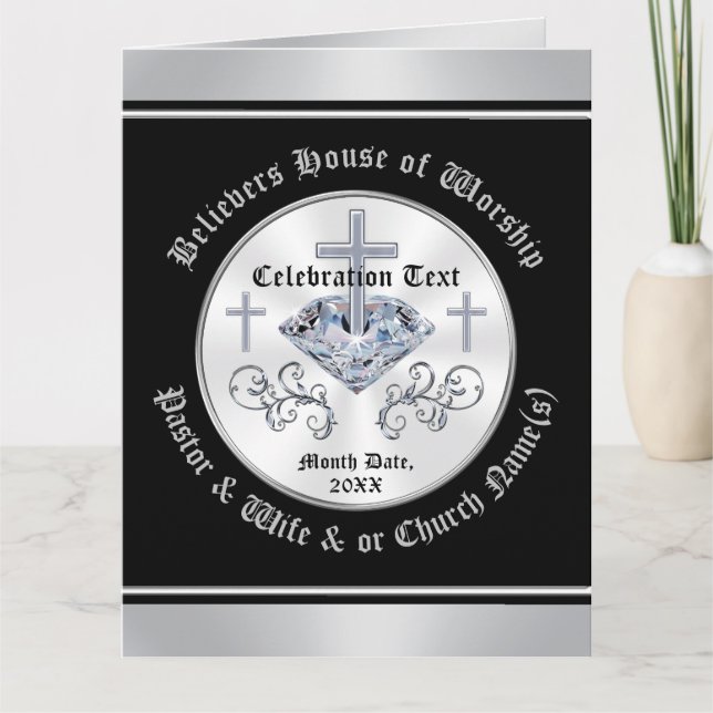 Personalised Church Cards for ANY OCCASION (Front)