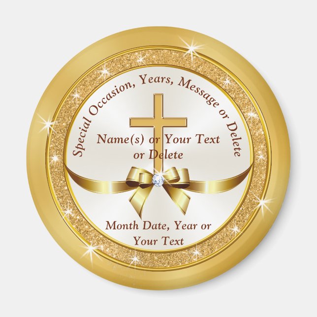 Personalised Church Gifts for Any Occasion, Church Magnet (Front)