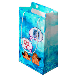 Personalised CIAO BELLA Cherub Angels Small Gift Bag