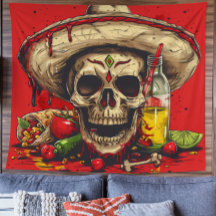 Personalised Cinco de Mayo Tapestry