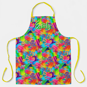 Personalised-CKC Popsicle Swirls, Blue- Apron