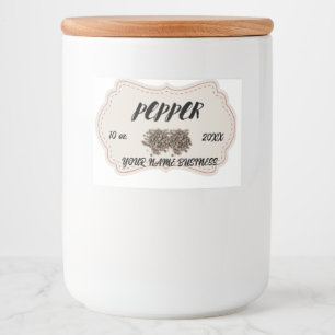 Personalised Cla Classic Round Meat Label