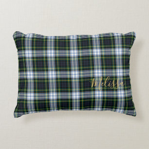 Personalised Clan Gordon Tartan Plaid Name Decorative Cushion