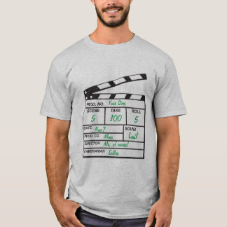 Personalised Clapboard T-Shirt