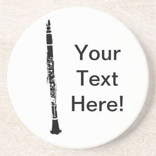 Personalised Clarinet Coaster