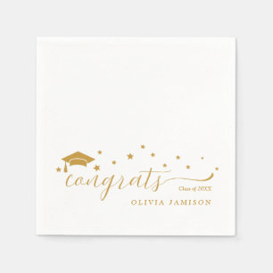 Personalised  Class of 2025 Graduation Party Decor Napkin