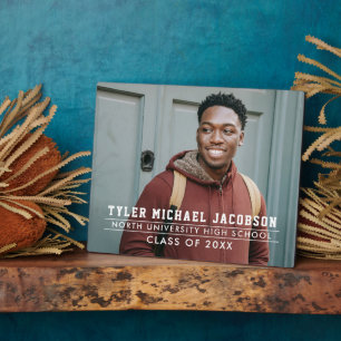 Personalised Class of 2026 Graduate Photo Plaque