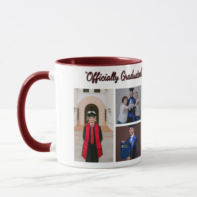 Personalised Class of 2026 Photo Graduation Mug (Left)