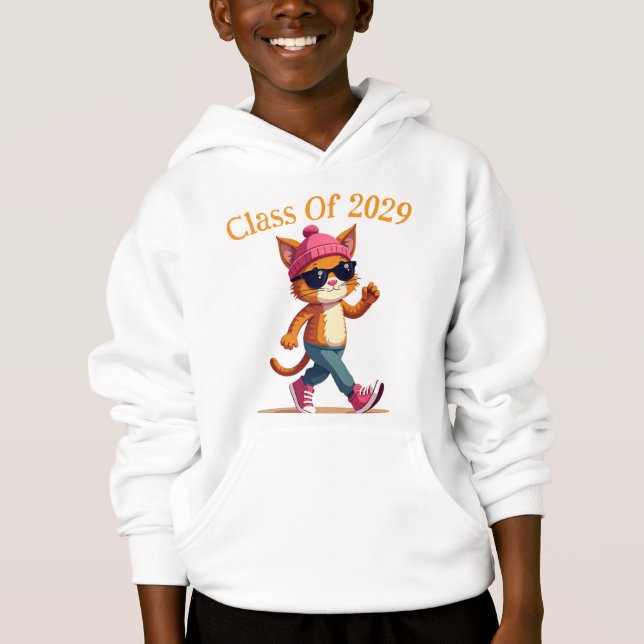 Personalised Class Of 2029 Hoodie (Front)